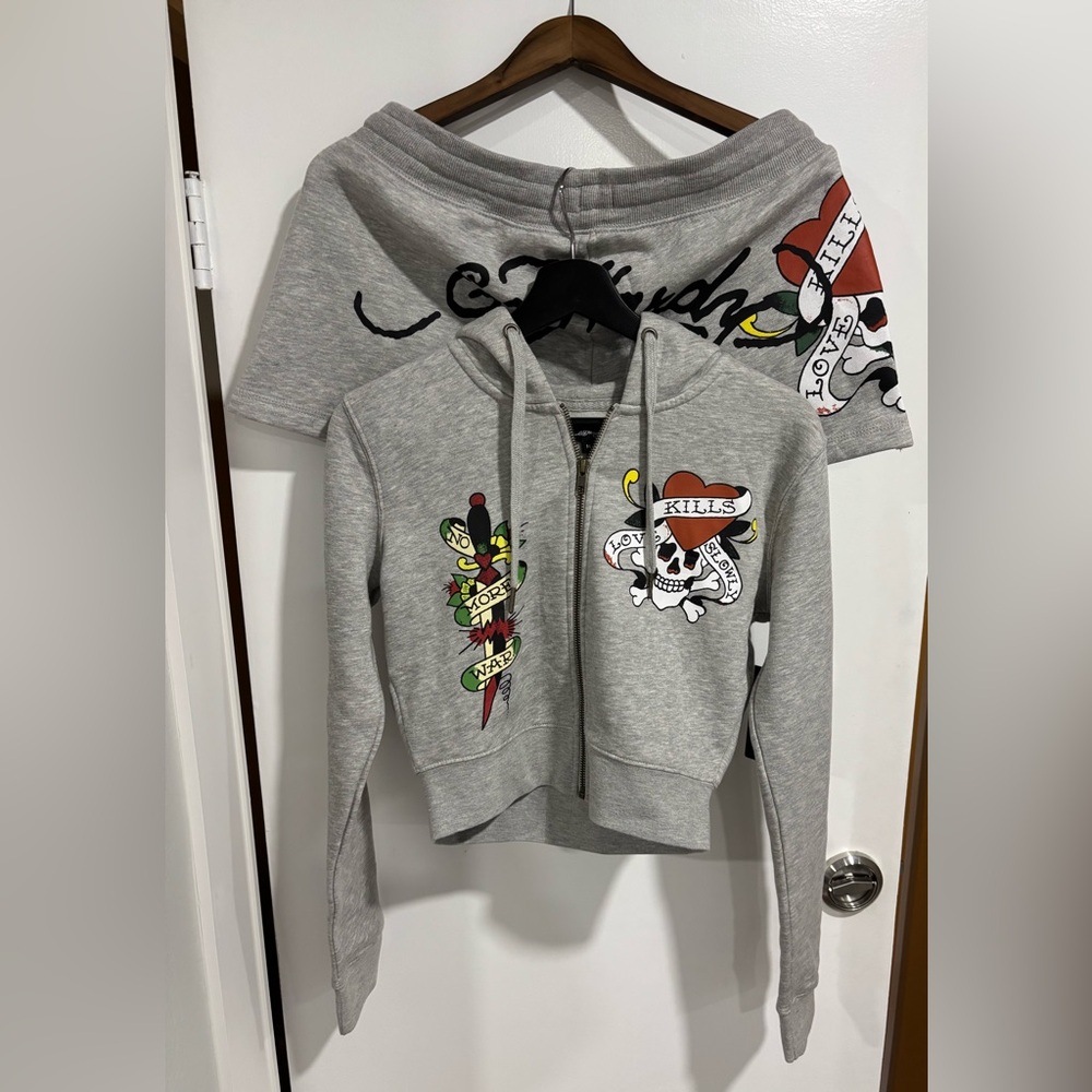 NWT Ed Hardy sweat set